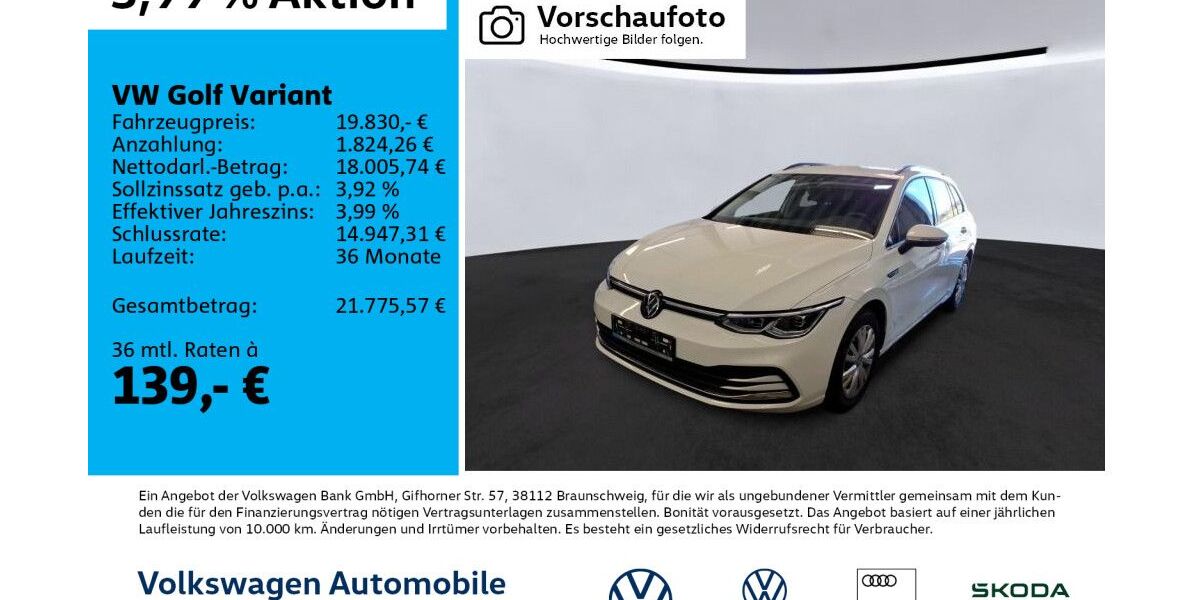 VW Golf 64.678 km 19.830 &euro; Leipzig 04178