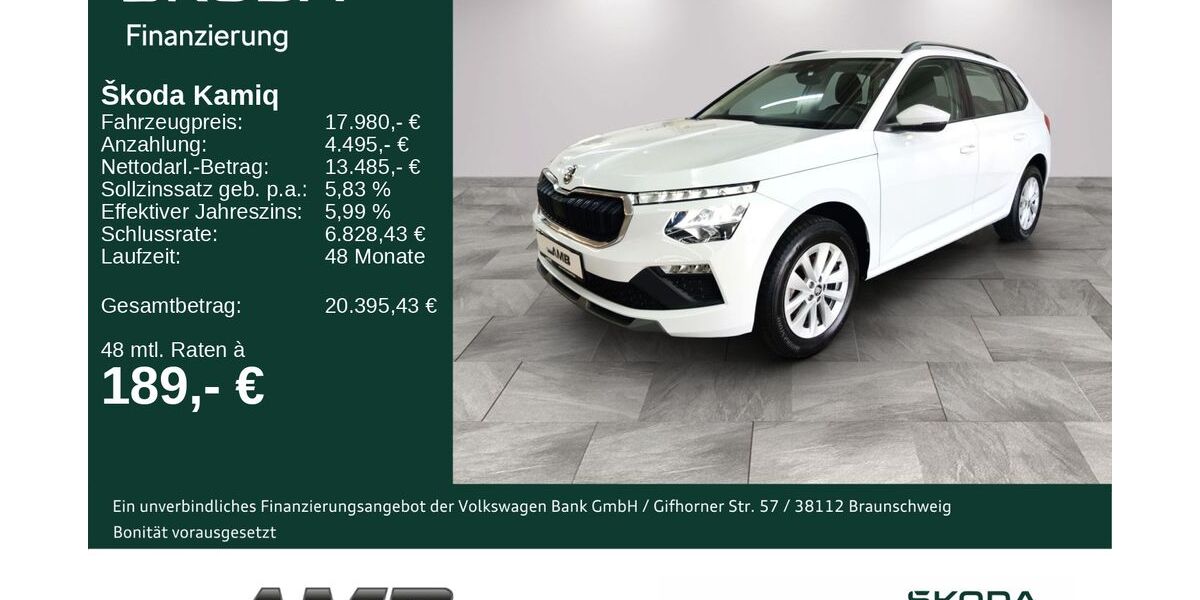 Skoda Kamiq 15.090 km 17.980 &euro; Borna 04552