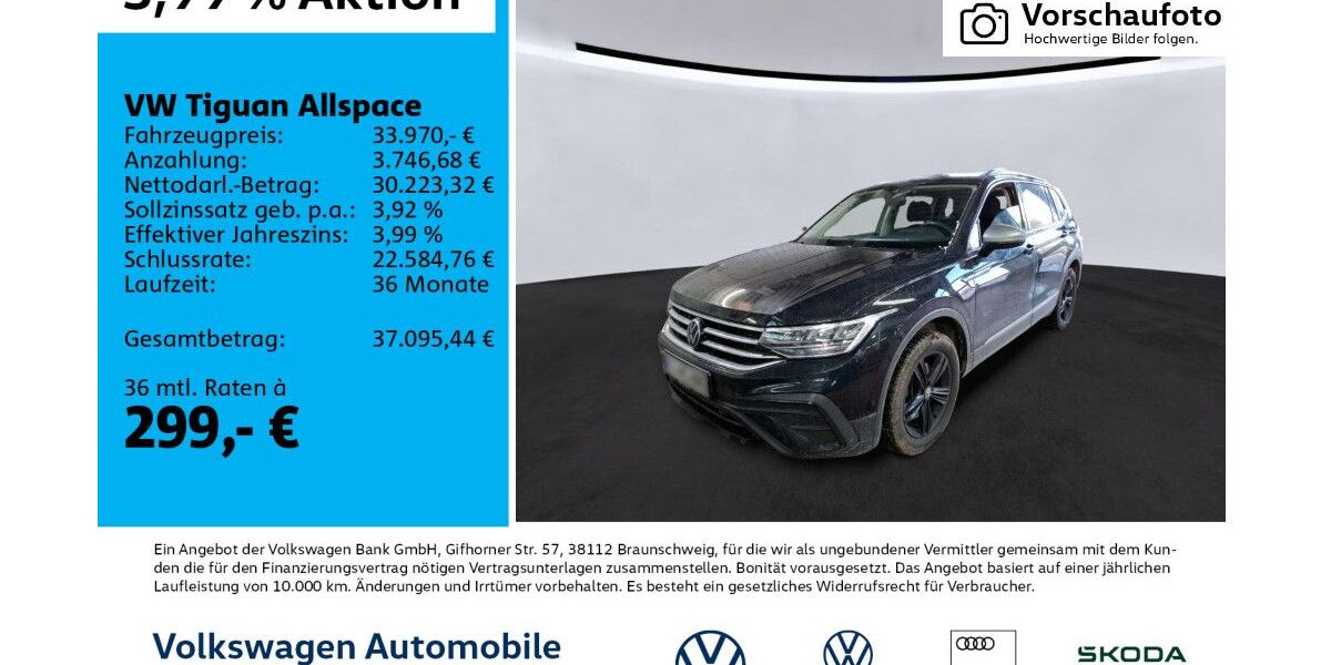 VW Tiguan Allspace 47.568 km 33.330 &euro; Leipzig 04277