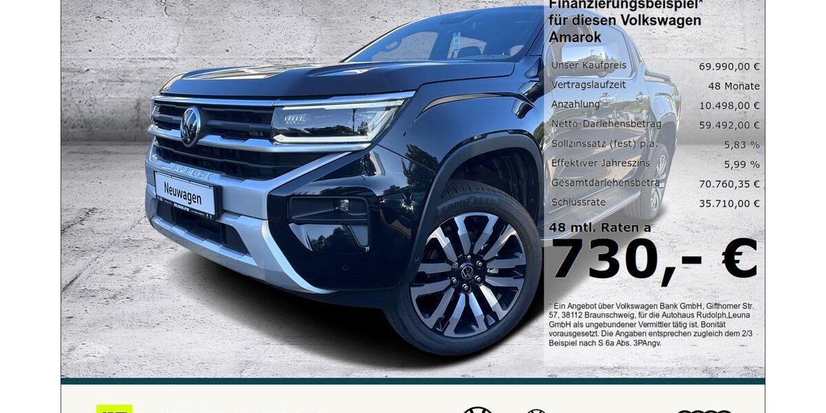 VW Amarok 2.500 km 69.990 &euro; Leuna 06237