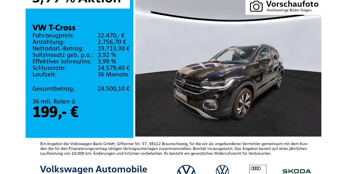 VW T-Cross 31.349 km 21.970 &euro; Leipzig 04277