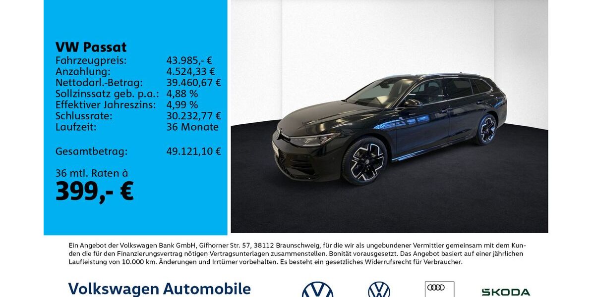 VW Passat Variant 17.568 km 41.980 &euro; Leipzig 04178