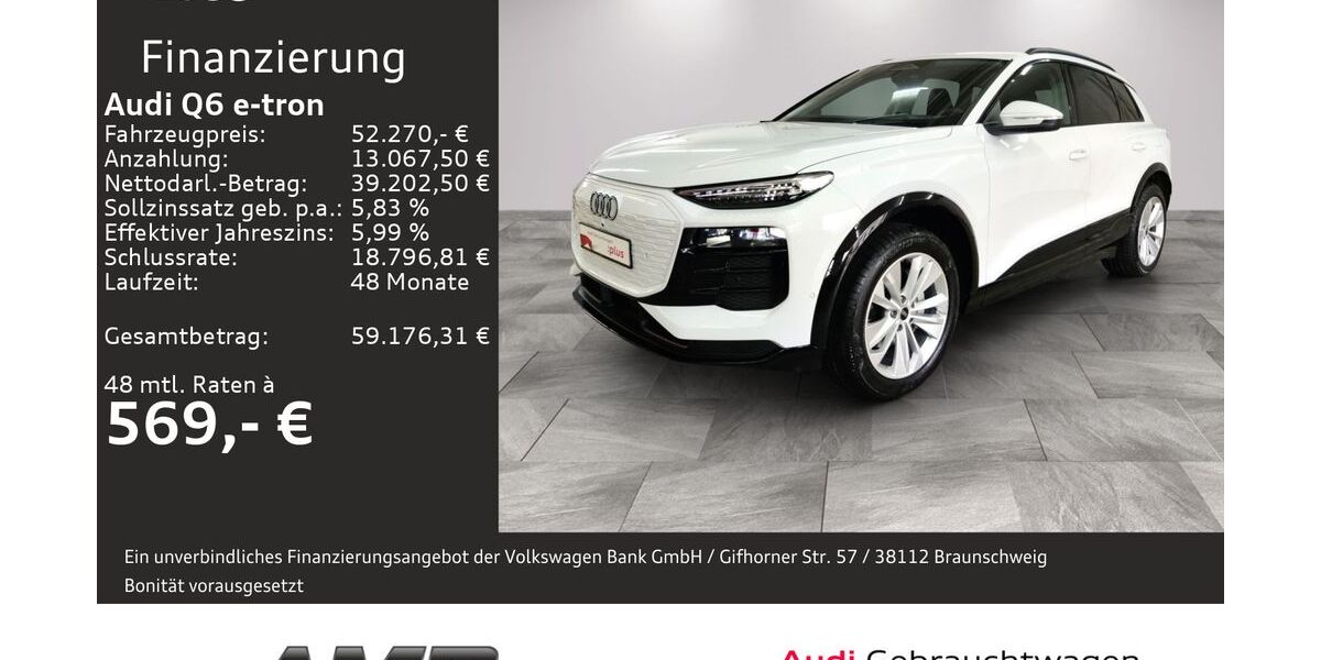 Audi Q6 e-tron 5.330 km 52.270 &euro; Borna 04552