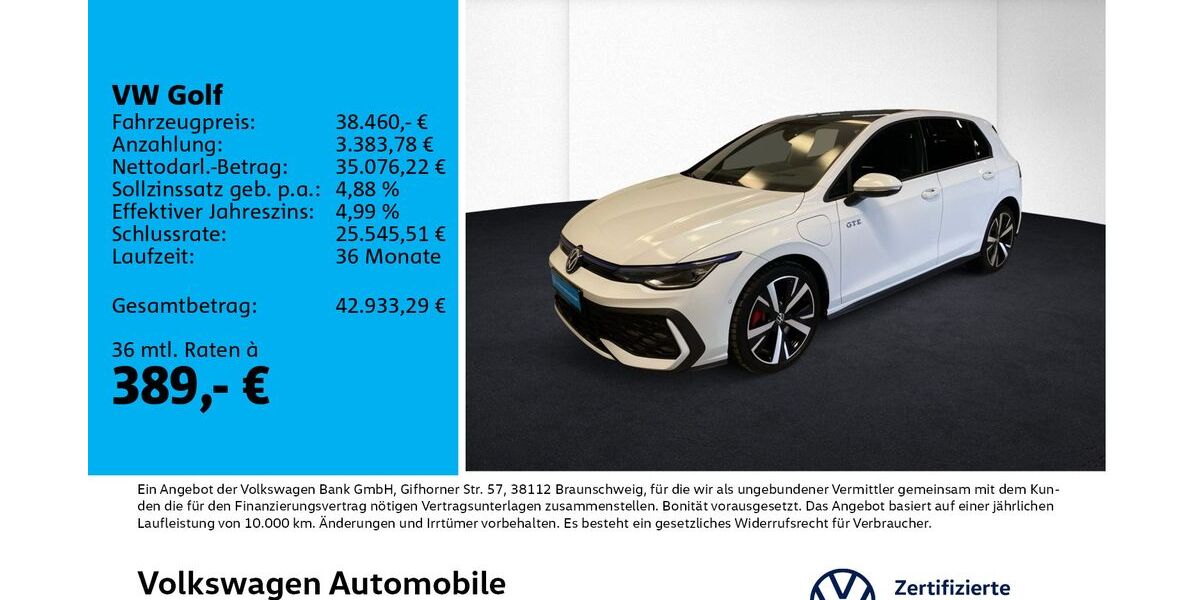 VW Golf 19.346 km 37.490 &euro; Leipzig 04178