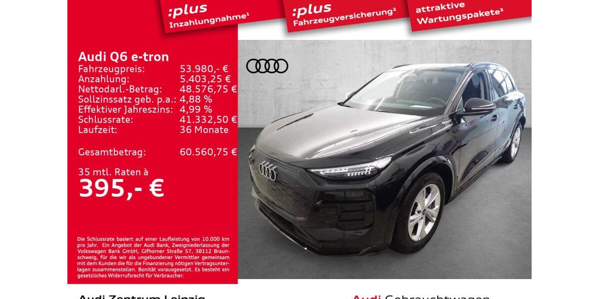 Audi Q6 e-tron 11.211 km 53.980 &euro; Leipzig 04129
