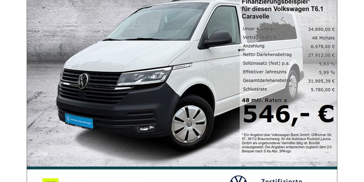 VW T6 Caravelle 93.800 km 34.890 &euro; Leuna 06237