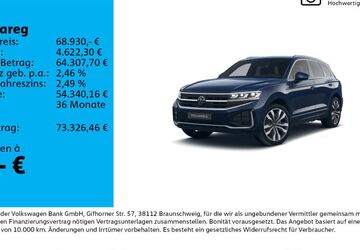 VW Touareg 15.529 km 68.930 &euro; Leipzig 04277