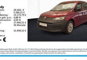 VW Caddy 30.646 km 27.990 &euro; Leipzig 04178