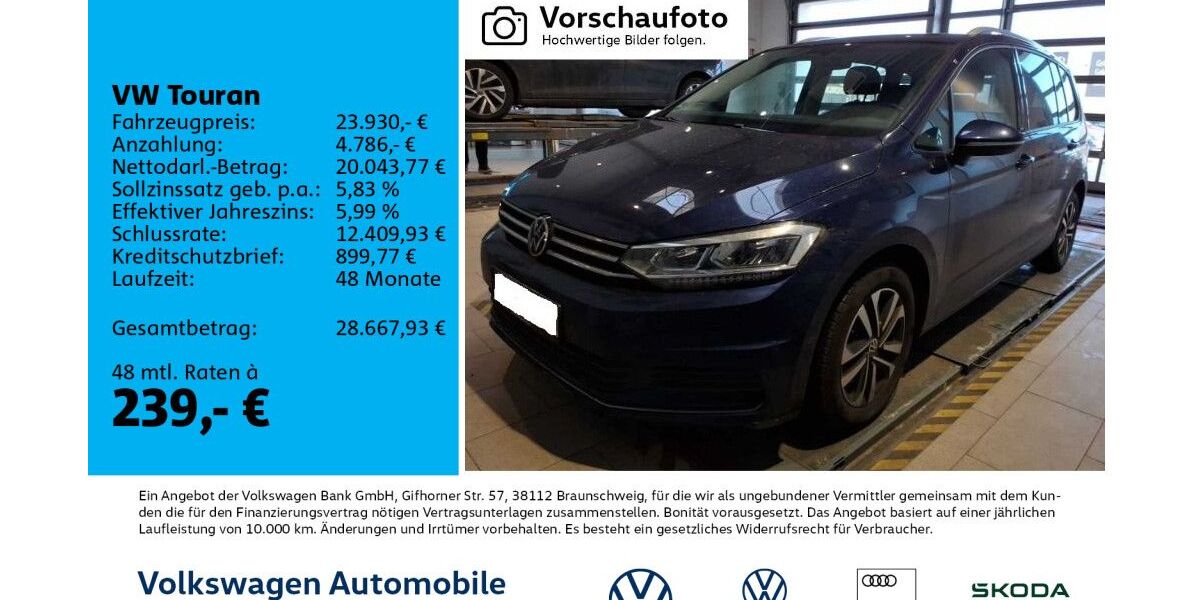 VW Touran 80.610 km 23.930 &euro; Leipzig 04277