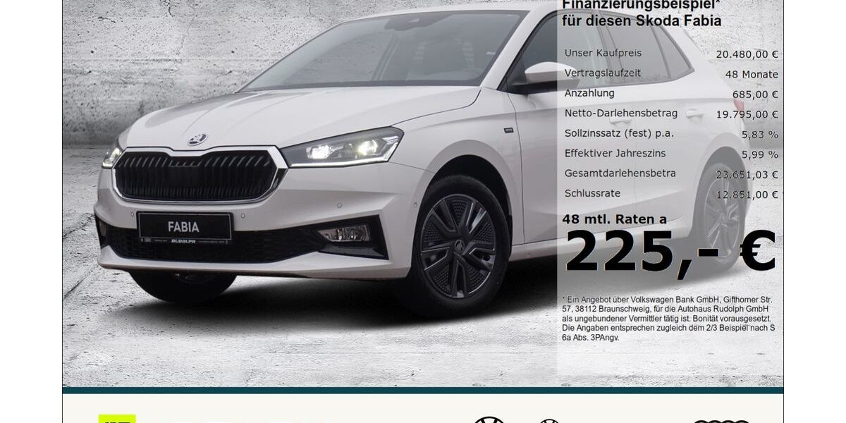 Skoda Fabia 6.500 km 19.885 &euro; Merseburg 06217