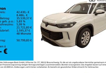 VW Tayron 13.772 km 42.430 &euro; Leipzig 04277