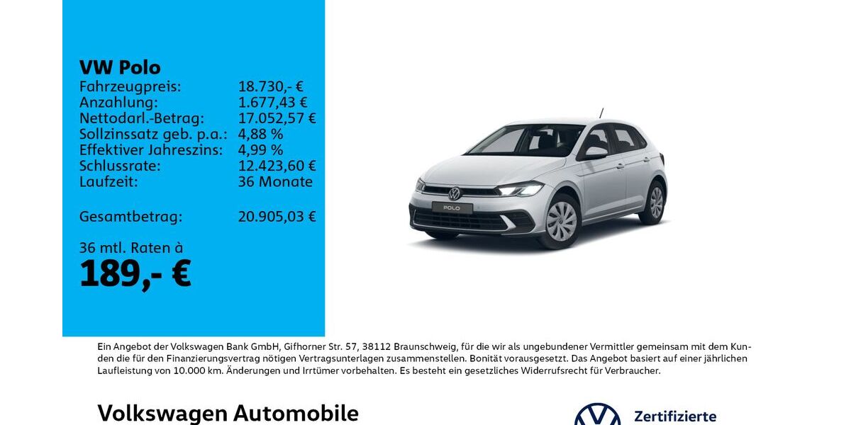 VW Polo 8.500 km 17.930 &euro; Leipzig 04178