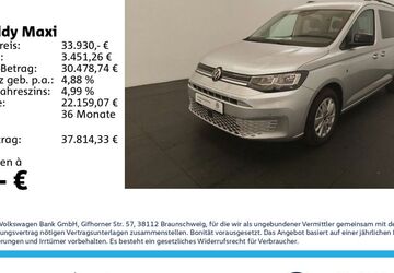 VW Caddy Maxi 5.500 km 33.930 &euro; Leipzig 04178