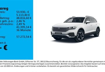 VW Touareg 10.499 km 53.930 &euro; Leipzig 04277