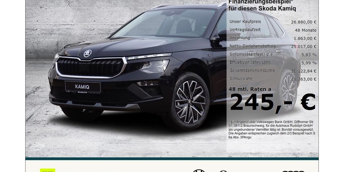 Skoda Kamiq 3.356 km 26.880 &euro; Merseburg 06217