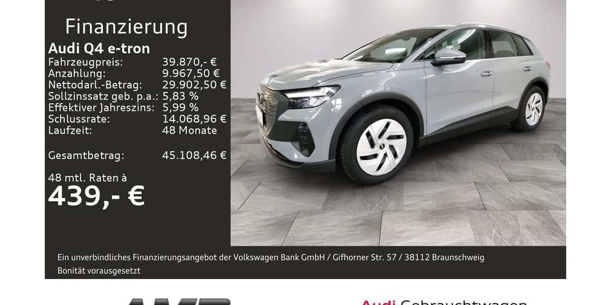 Audi Q4 e-tron 8.460 km 39.870 &euro; Borna 04552
