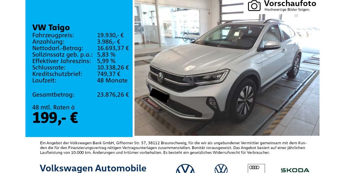 VW Taigo 43.832 km 19.930 &euro; Leipzig 04277