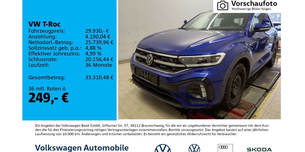 VW T-Roc 41.812 km 28.970 &euro; Leipzig 04277