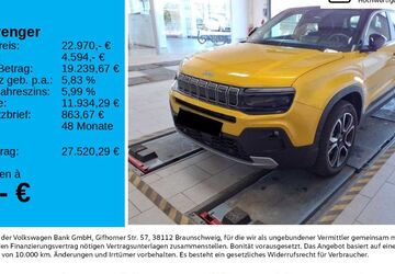 Jeep Avenger 18.226 km 22.970 &euro; Leipzig 04277