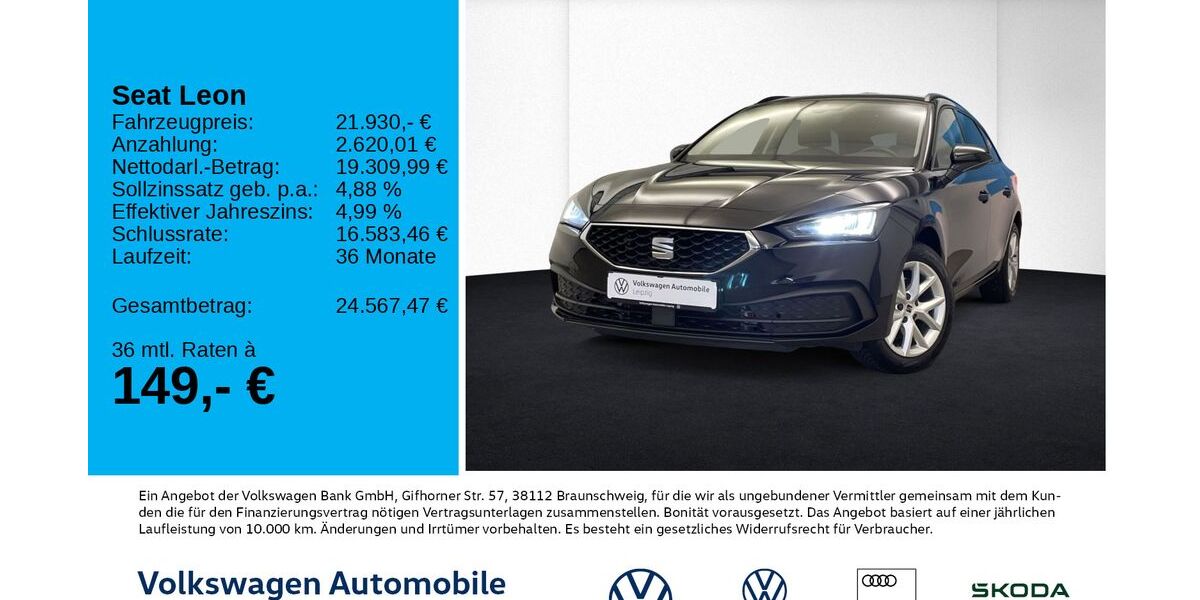 Seat Leon 16.428 km 21.470 &euro; Leipzig 04277