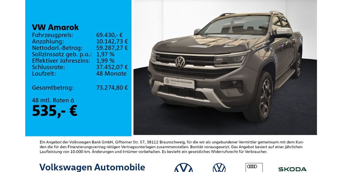 VW Amarok 7.500 km 68.430 &euro; Leipzig 04178