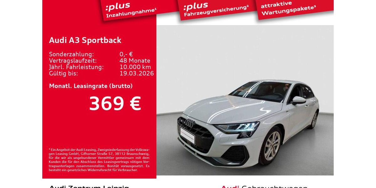 Audi A3 19.269 km 34.890 &euro; Leipzig 04129