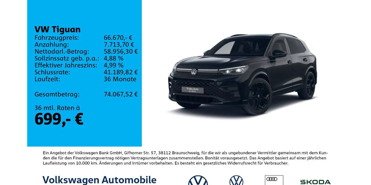 VW Tiguan 7.500 km 66.670 &euro; Leipzig 04277