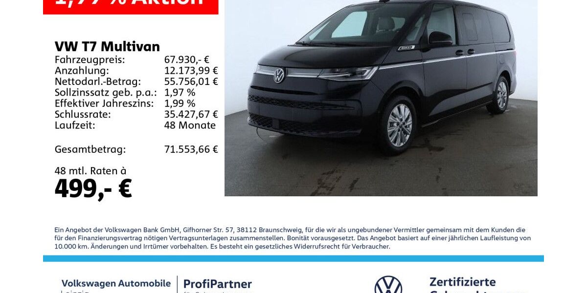 VW T7 Multivan 12.071 km 67.460 &euro; Leipzig 04178