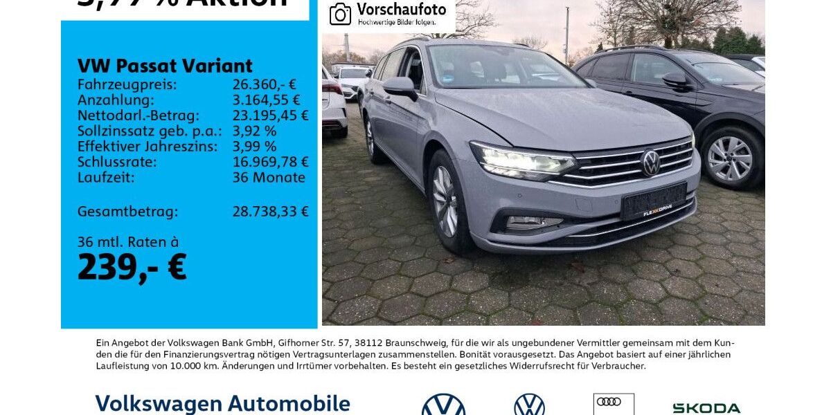 VW Passat 40.031 km 24.890 &euro; Leipzig 04178