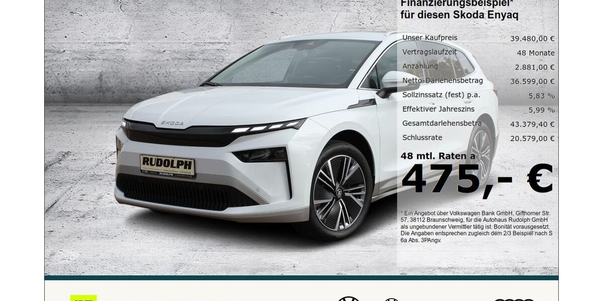 Skoda Enyaq 3.848 km 37.480 &euro; Merseburg 06217