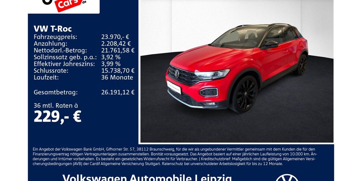 VW T-Roc 78.580 km 22.970 &euro; Leipzig 04277