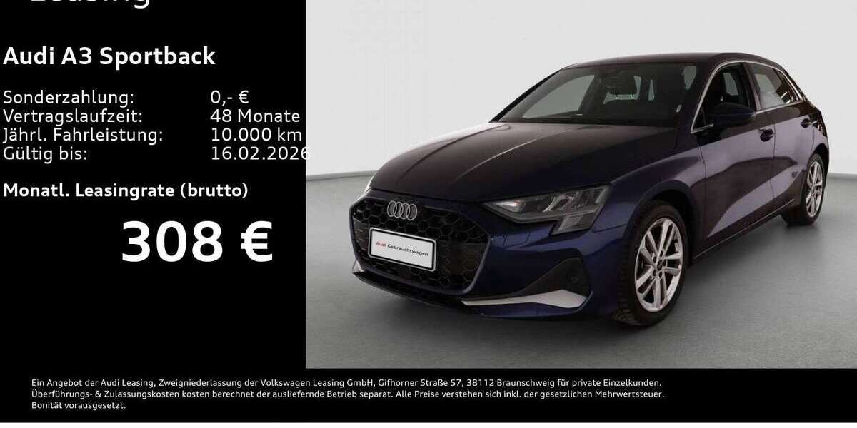 Audi A3 16.860 km 32.871 &euro; Borna 04552