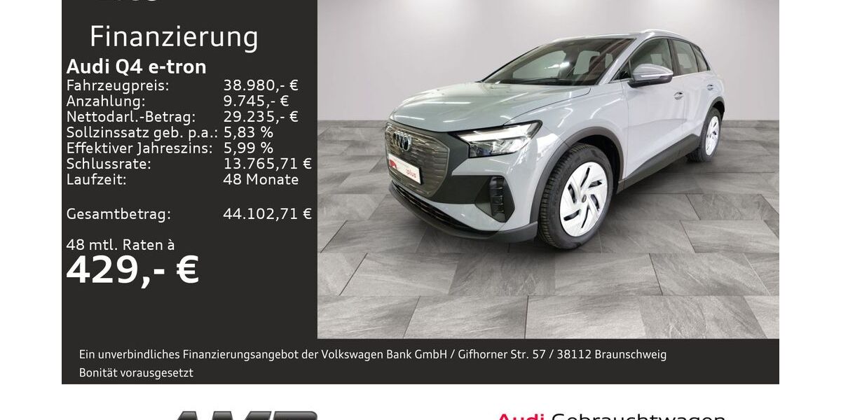 Audi Q4 e-tron 7.710 km 38.980 &euro; Borna 04552