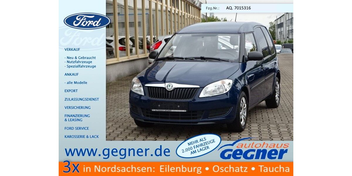 Skoda Roomster 81.238 km 2.940 &euro; Eilenburg 04838