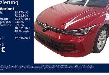 VW Golf 8.720 km 28.770 &euro; Borna 04552