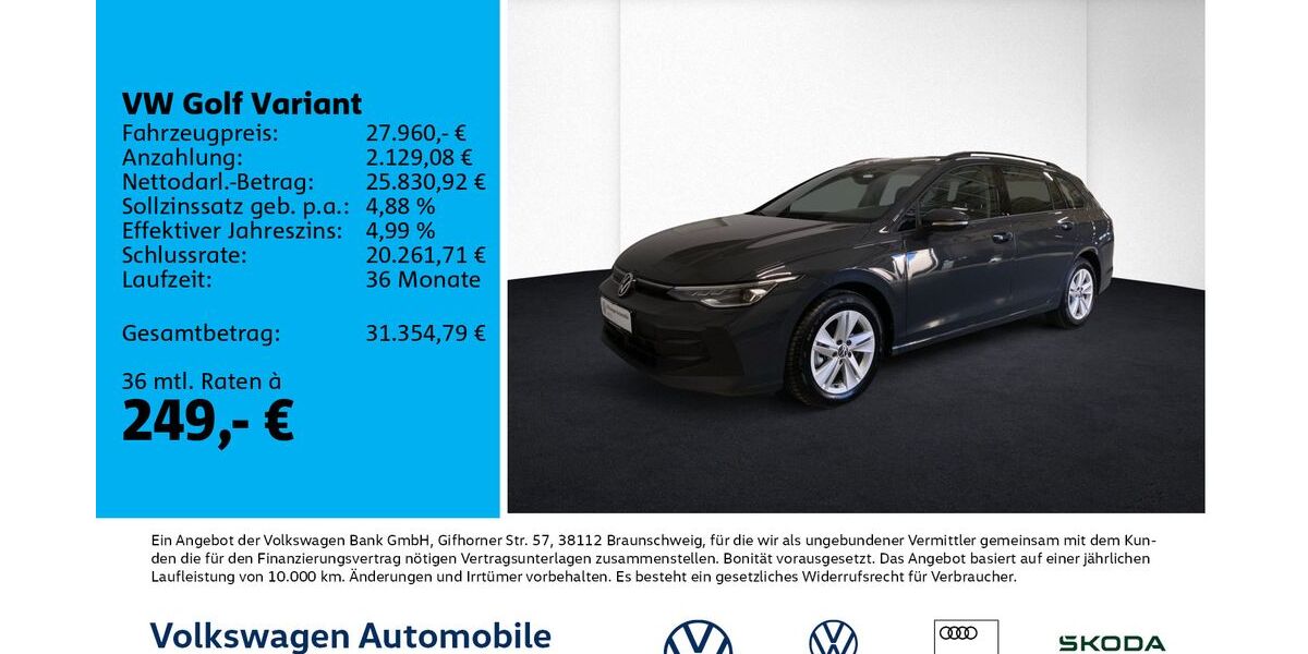 VW Golf 11.028 km 27.960 &euro; Leipzig 04178